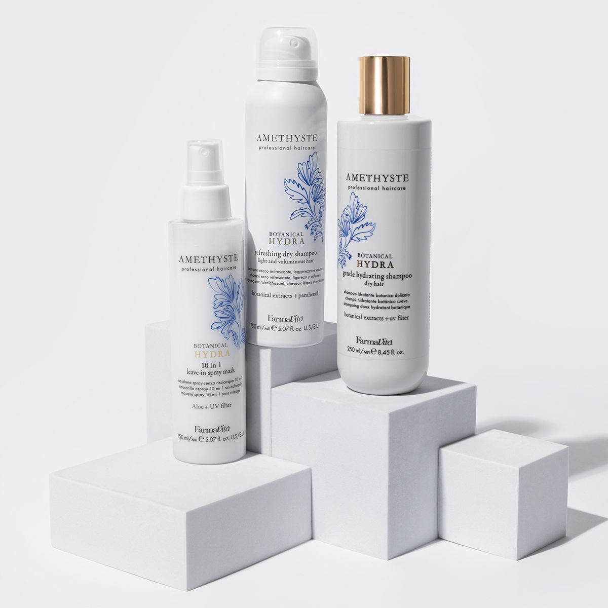 Farmavita améthyste botanique hydra shampooing sec rafraîchissant 150ml