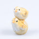 Statue de jardin animaux de ferme poussins les uns sur les autres 8cm