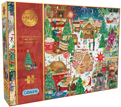 Intro Puzzle de Noël Gibson Noël autour du monde 1000 pièces