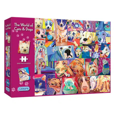 Gibson's Gibson Puzzle Le monde des chats et des chiens