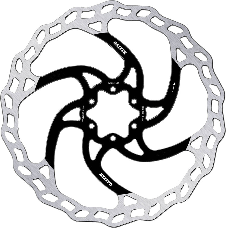 Disque à disque fixe Galfer bike wave® pour vélo électrique enduro à 6 boulons