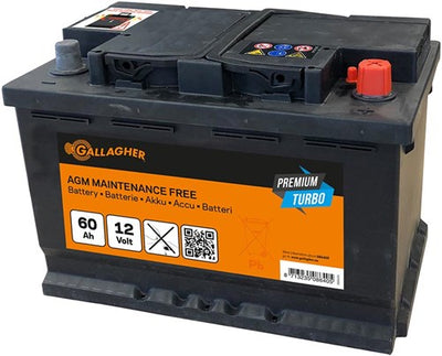 Batterie Gallagher 12v 60ah premium turbo agm - 242x175x190 - 086405 086405