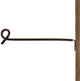 Gallagher isolateur de distance queue bouclée bois 40cm terra (10) - 720135 720135