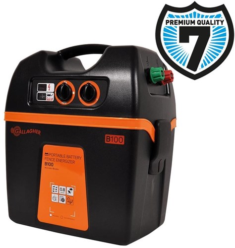Électrificateur Gallagher B100 - 12v 0,8a - 392004 392004