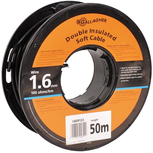 Câble Gallagher 1,6 mm 50 m 100 ohms km - 021604 021604