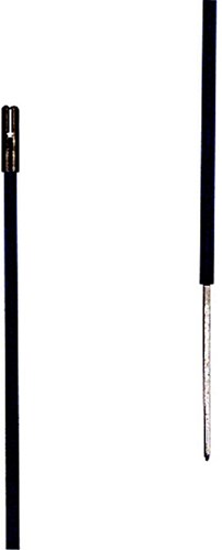 Poteau plastique Gallagher 13mm 0,70m noir (10) - 024407 024407
