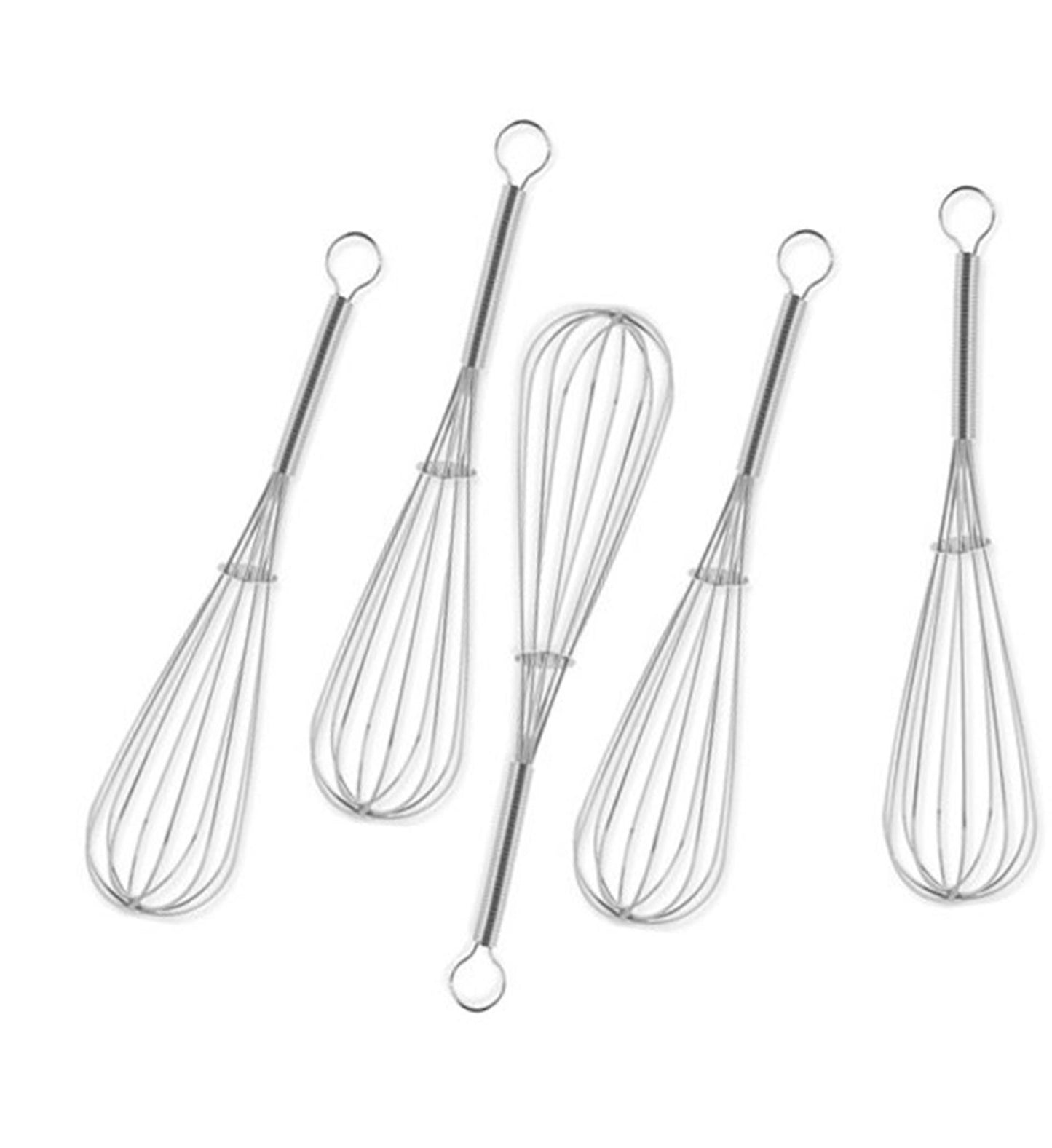 Fouet Metaltex acier inoxydable 20cm paquet de 5 pcs