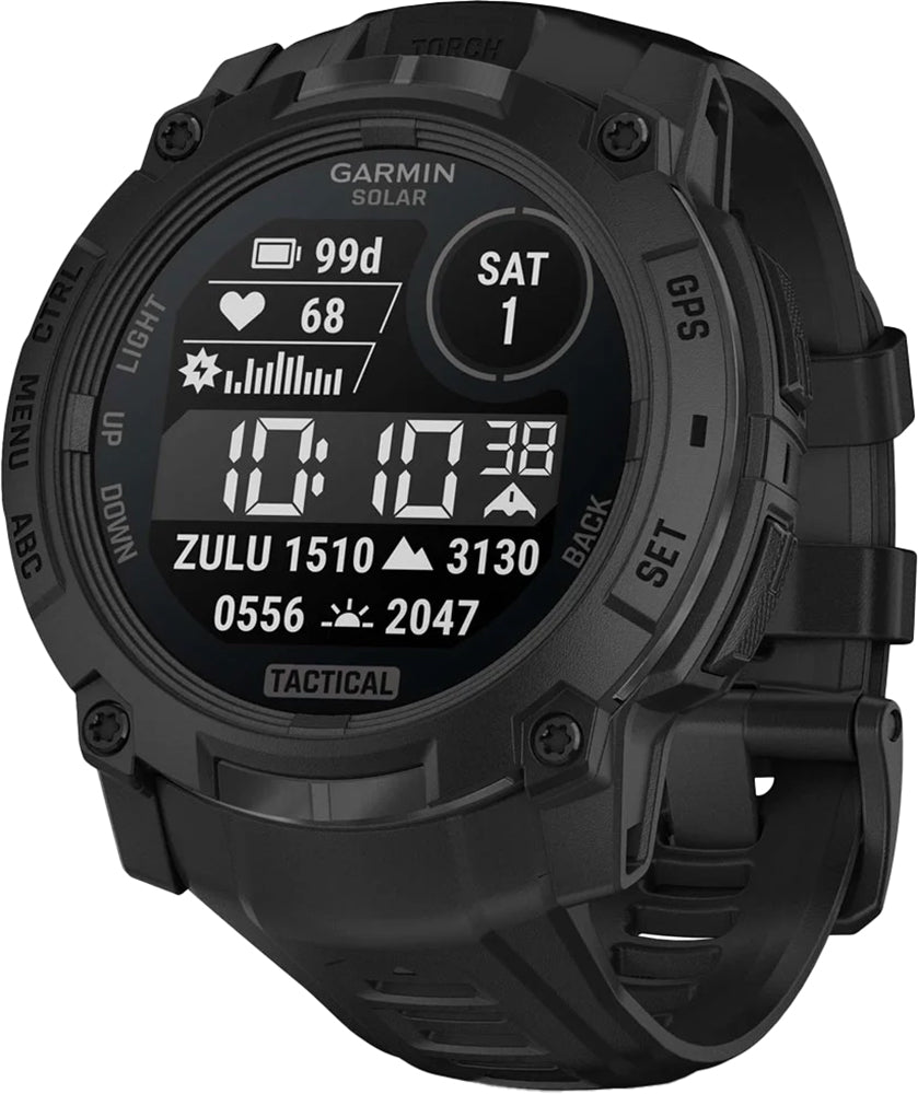 Garmin instinct® 3 solar 50mm édition tactique - Montre intelligente multisport GPS