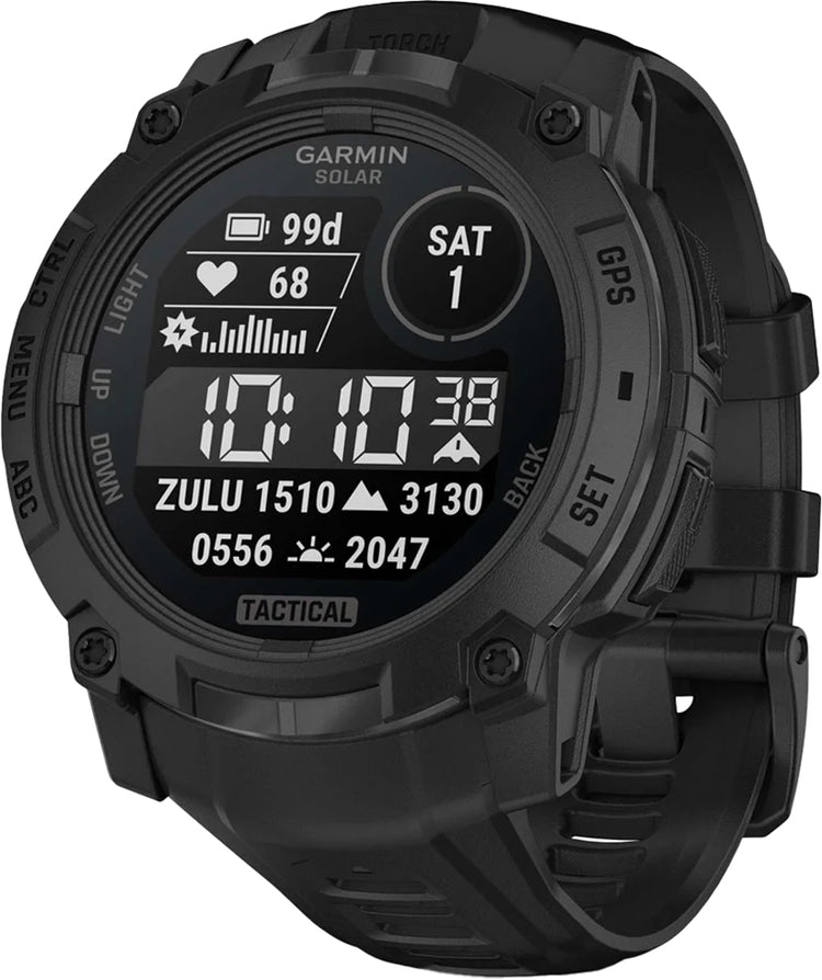 Garmin instinct® 3 solar 50mm édition tactique - Montre intelligente multisport GPS