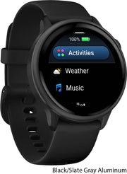 Garmin vivoactive® 6 - Montre intelligente de fitness GPS | aluminium gris ardoise noir - afbeelding 2