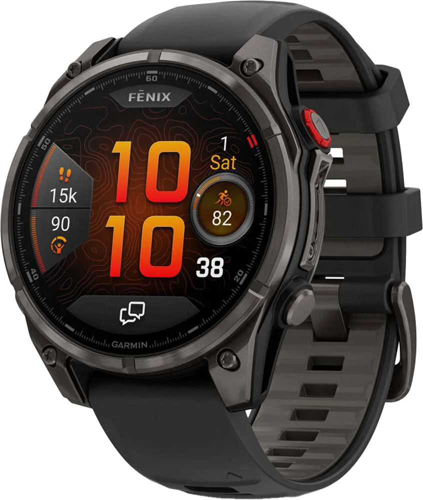 Garmin fenix 8 pro - saphir amoled 47 mm - montre intelligente multisport GPS