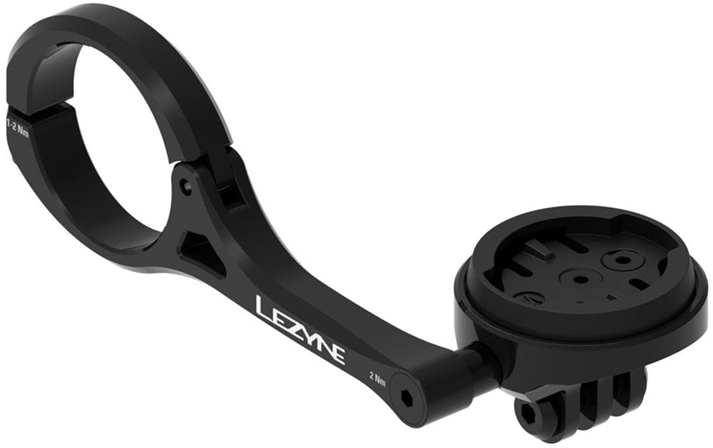 Support avant GPS Lezyne Garmin Wahoo avec GoPro
