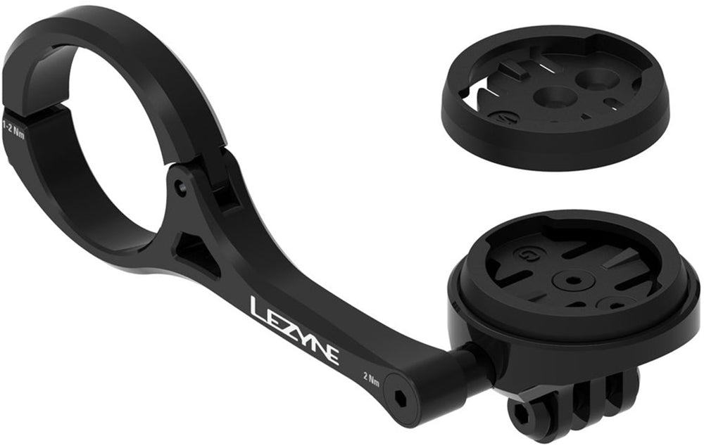 Support avant GPS Lezyne Garmin Wahoo avec GoPro