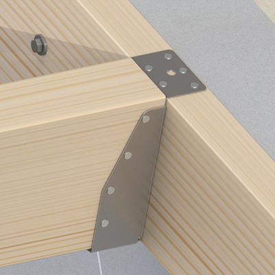 Support de poutre Gb gb s-ll 46x196 galvanisé | 10 pièces - 17220046