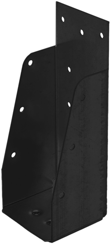 Support de poutre Gb gb s-zl 46x96 épaisseur 1,5mm étiquette noire époxy | 10 pièces - gb095112