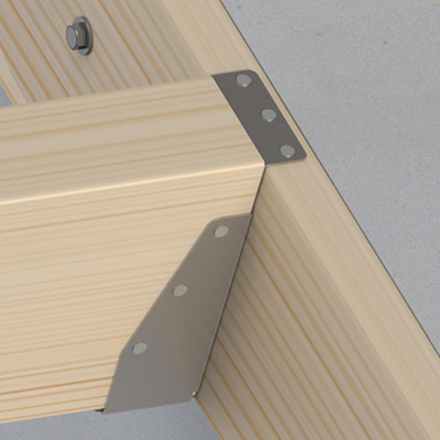 Support de poutre Gb gbs-kl 38x235 sendzimir galvanisé | 10 pièces - gb094060010