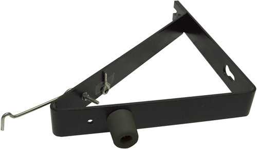 Charnière de porte Gb coudée époxy étiquette noire | 1 pièce - 17274954