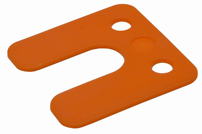 Plaque d'impression Go avec fente étiquette orange de 2 mm ; 48 par sac | 240 pièces - 17434742