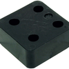 Plaque de pression Gb sans fente 30mm noir; 48 par sac | 48 pièces - 17434730