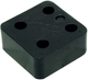 Plaque de pression Gb sans fente 30mm noir; 48 par sac | 48 pièces - 17434730