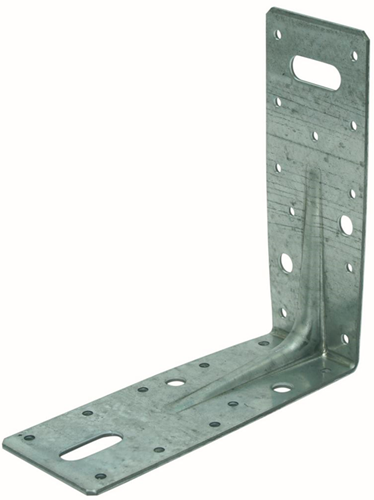 Ancrage d'angle Gb avec rainure 150x150 60x2,5 étiquette galvanisée sendzimir | 1 pièce - 17781915