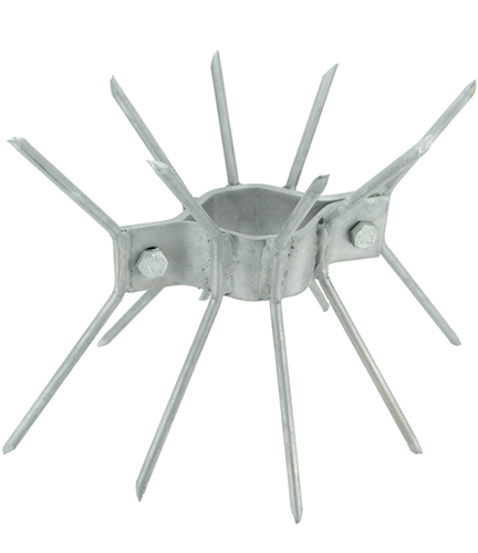 Poteau de protection Gb ø70 galvanisé à chaud étiquette par pièce | 1 pièce - 714920