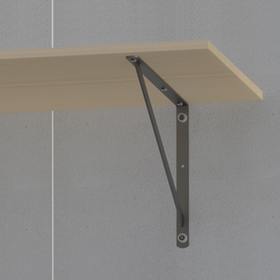 Support d'étagère Gb 150x200 20x4 20x4 galvanisé | 10 pièces - 17282423