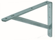 Support d'étagère Gb 150x200 20x4 20x4 galvanisé | 10 pièces - 17282423