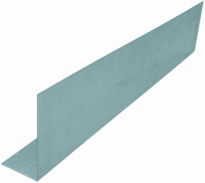 Boîte de bordure Gb 90° 200x2000x1,25 galvanisée avec bride de 100 mm | 1 pièce - 17710620