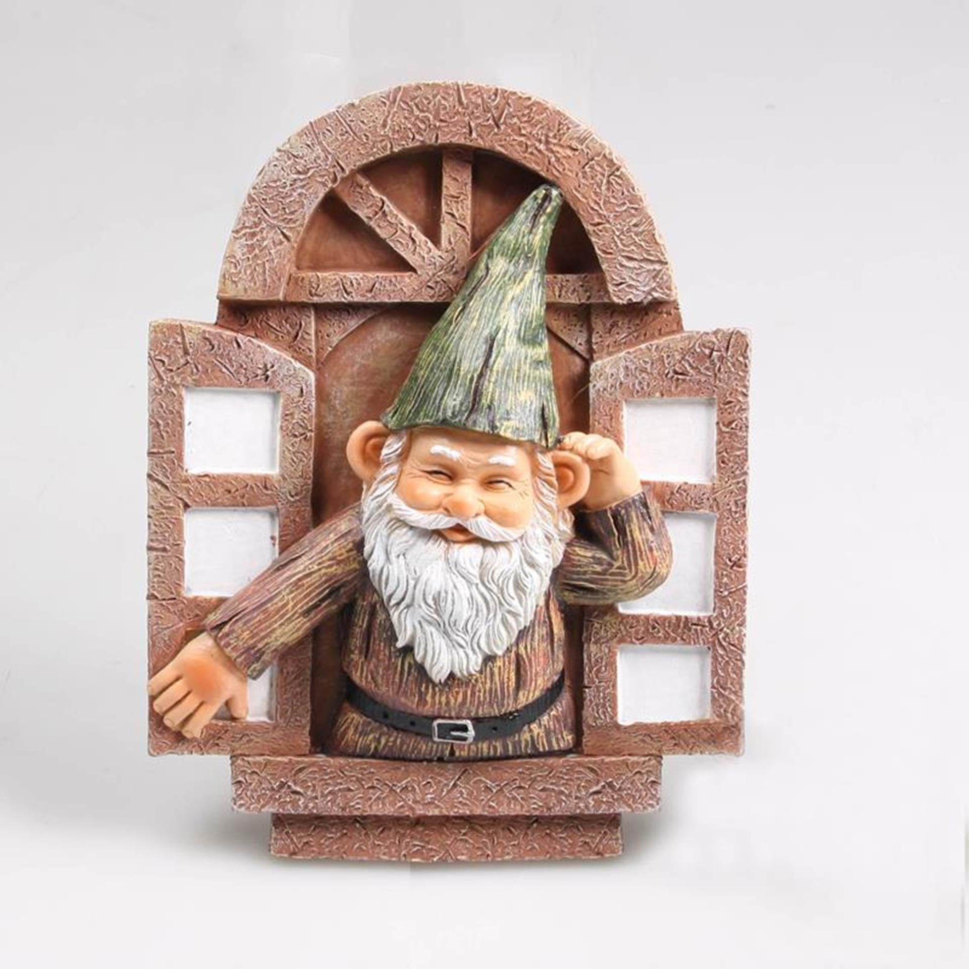 Gnome d'animaux de ferme à suspendre au mur de la porte et de la fenêtre, 20 cm