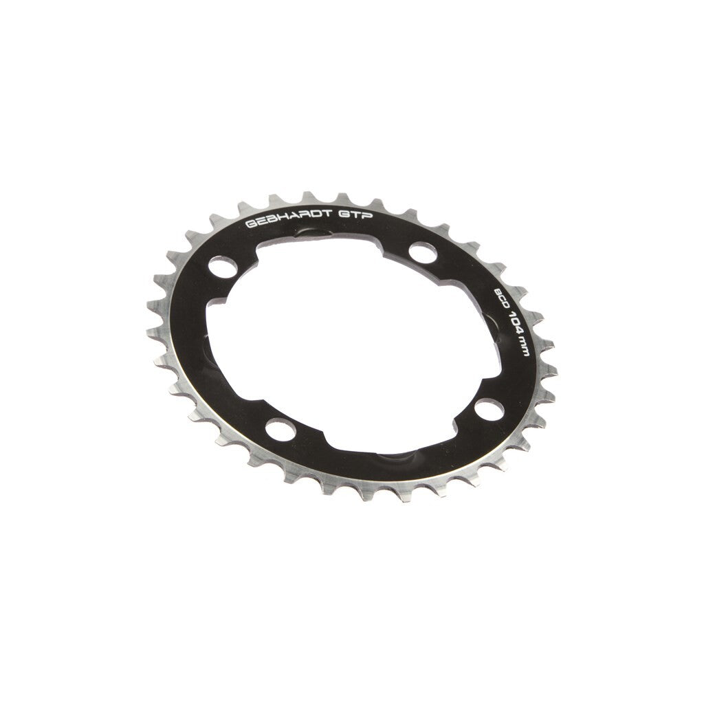 Gebhardt Gebhardt Chaîne feuille 37t BCD 104 mm 4 bras, noir