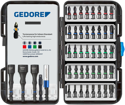 Gedore 3459519 666-045 | jeu d'embouts de torsion | 45 pièces - 3459519