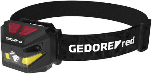 Lampe frontale LED Gedore | abdos | 4 modes d'éclairage | 50-260 lumens - r95500058