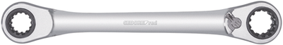 Gedore r07501019 Clé à cliquet double anneau | 4 en 1 | commutable | métrique - 3300899