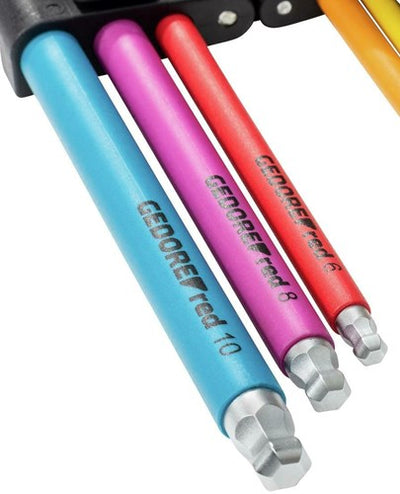 Gedore Red Allen Keys Set (1,5-10 mm) 9 pièces multicolour