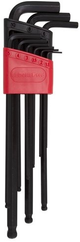 Gedore Red Allen Keys Set 9 pièces longues Red