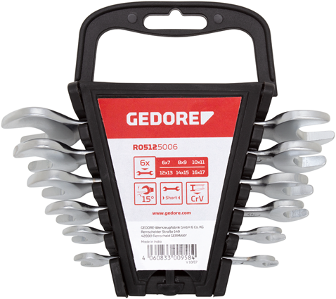 GEDORE RED Red Set Set Short SW 6-32 mm 12 pièces