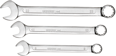 Gedore rouge r09105017 | jeu de clés mixtes | 6-22 mm | métrique | 17 pièces - r09105017