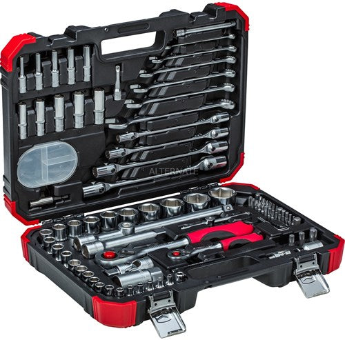 Gedore rouge r46003092 jeu de clés à douille 1 4 + 1 2 92 pièces 3300062 - r46003092