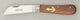 Couteau de poche Gedore manche en bois dur de 8 cm - 9100580