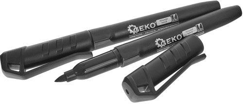 Geko marqueur de construction permanent noir 2 pièces - 6453350