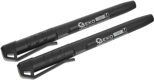 Geko marqueur de construction permanent noir 2 pièces - 6453350