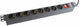 Gembird prise de table 8v 2,0m prof aluminium noir