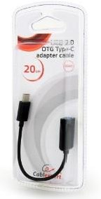 Câble adaptateur Gembird USB 2.0 0,2 m - USB-C mâle vers USB femelle