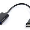 Câble adaptateur Gembird USB 2.0 0,2 m - USB-C mâle vers USB femelle