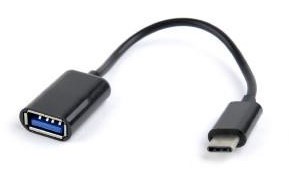 Câble adaptateur Gembird USB 2.0 0,2 m - USB-C mâle vers USB femelle