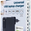 Gembird USB-C chargeur rapide alimentation pour ordinateur portable 60W USB + USB-C noir - 9550195