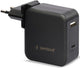 Gembird USB-C chargeur rapide alimentation pour ordinateur portable 60W USB + USB-C noir - 9550195