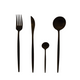 Gemeo service de couverts serwa noir mat 16 pièces