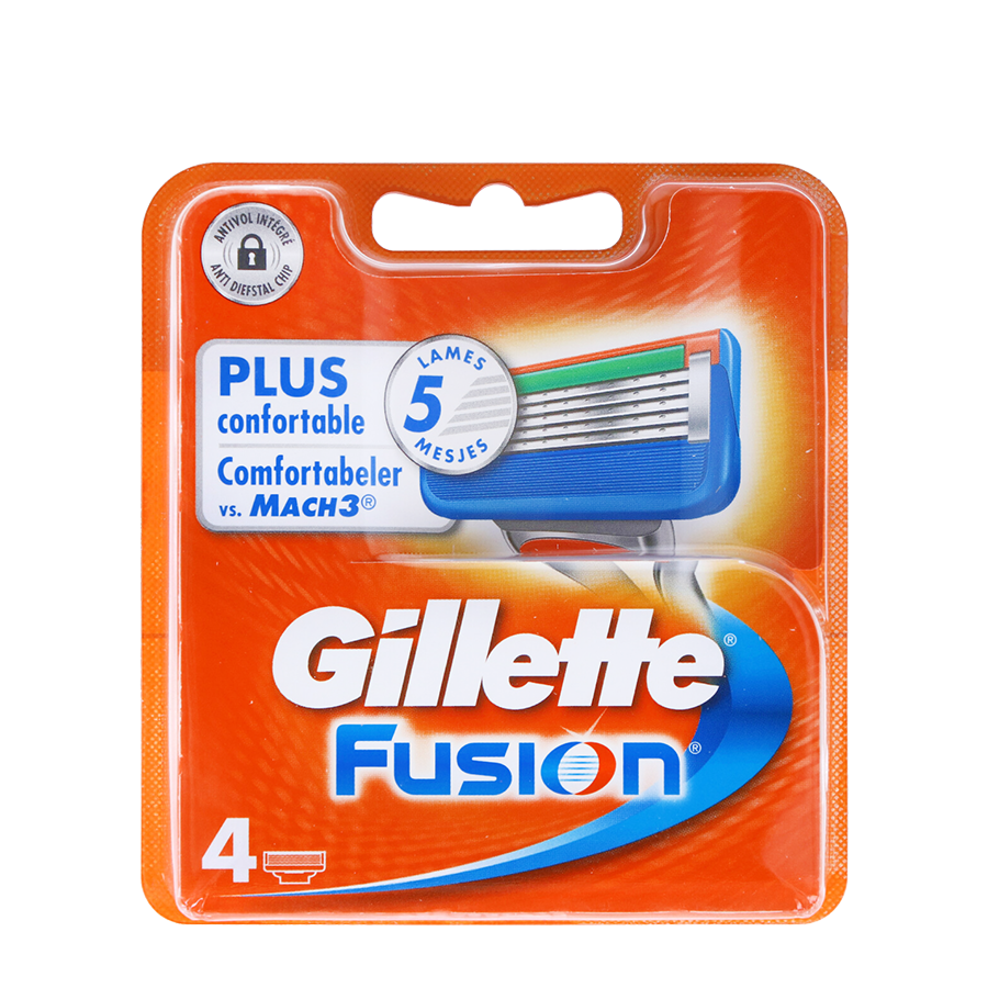Gillette lames de rasoir fusion 4 pièces